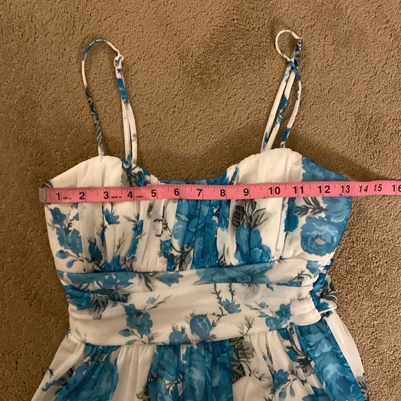 SPEECHLESS JUNIOR’S FLORAL BUBBLE HEM DRESS‎ SIZE M - Picture 7 of 15